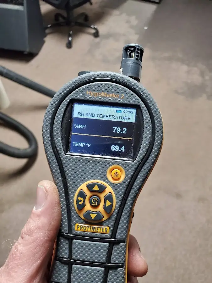 Moisture meter humidity assessment for Fire & Smoke Damage Restoration in South Berwick